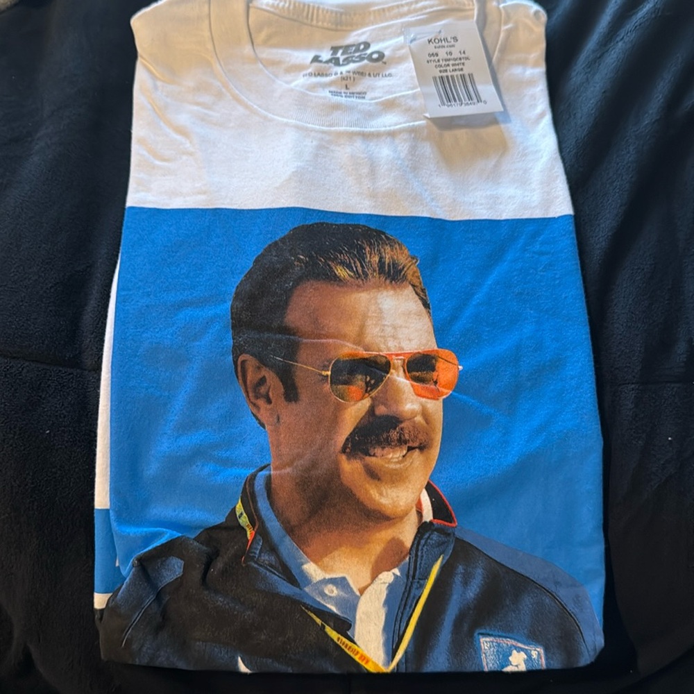 NWT Ted Lasso Graphic Tee for Men Size L